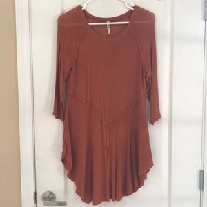 Free People 3/4 sleeve tunic